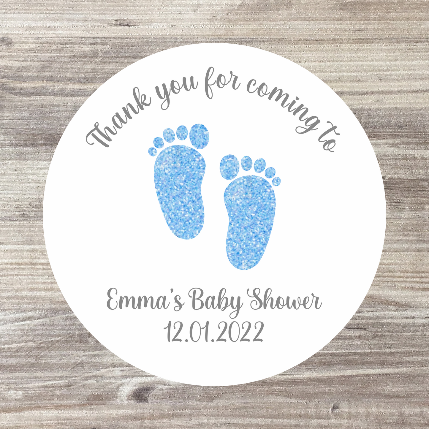 Baby clearance shower footprints