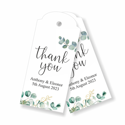 30 x Personalised Baby Shower Gift Tags, Gender Reveal, Thank You Tags